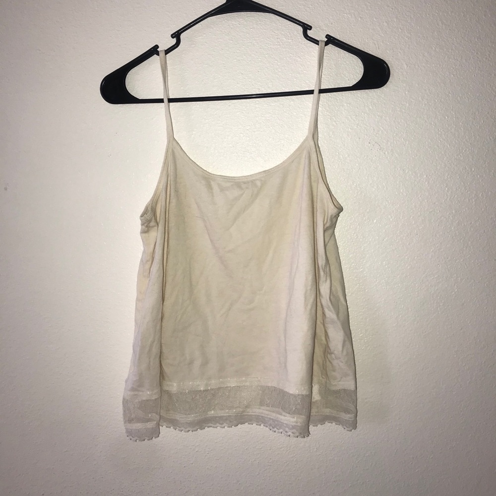 Cream tank top